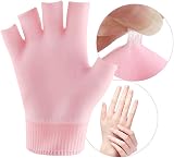 Xemz Pink Moisturizing Gloves Socks Set for Dry Hands Feet Skin Care Repair view 3