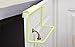 Vivian Over Cabinet Towel Ring Rack Bathroom Kitchen Cupboard Hanging Holder Set of 2 PCS (Pink)