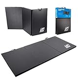 RitFit Upgraded Tri-fold Folding Exercise Mat, 2 Inch Thick Gymnastics Mat 6'x3' with Carrying Handles for Yoga, MMA, Stretching, Martial Arts, Core Workouts