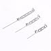 Rustark 120Pcs 3 Sizes Silver Tone Pin Back Clasp Brooch for Badge Crafts, Jewelry Crafting, Sewing Fabric, Making Corsage - Small/Medium/Large