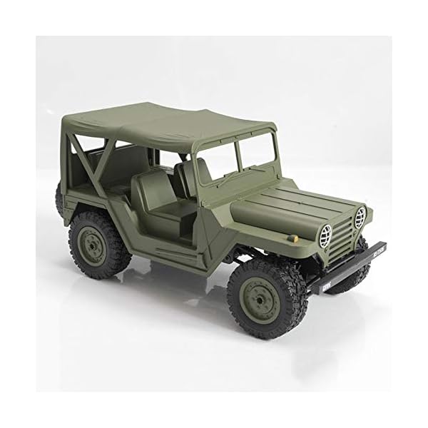 wangch RC Buggy 4WD Fernbedienung LKW 1:10 Mini Military Fernbedienung Offroad Fahrzeug, 2,4g Hochgeschwindigkeits… – Bild 6