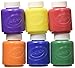 Crayola Sidewalk Chalk 16 Count and Crayola Washable Kids Paint, Classic Colors, 6 Count. Includes 5 Color Flag Set
