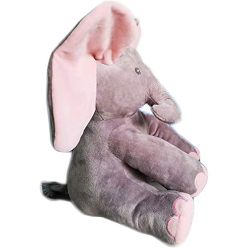 dimple kaia elephant elefante cantor de peluche animado con función interactiva peek-a-boo