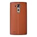 Dogxiong Brown Genuine Leather Back Rear Housing Battery Door Cover Cover Replacement for for LG G4 H815 H811 H810 VS986 VS999 US991 F500 LS991