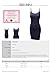 Awesome21 Basic Solid Spaghetti Strap Camisole Slip Dress White Size L