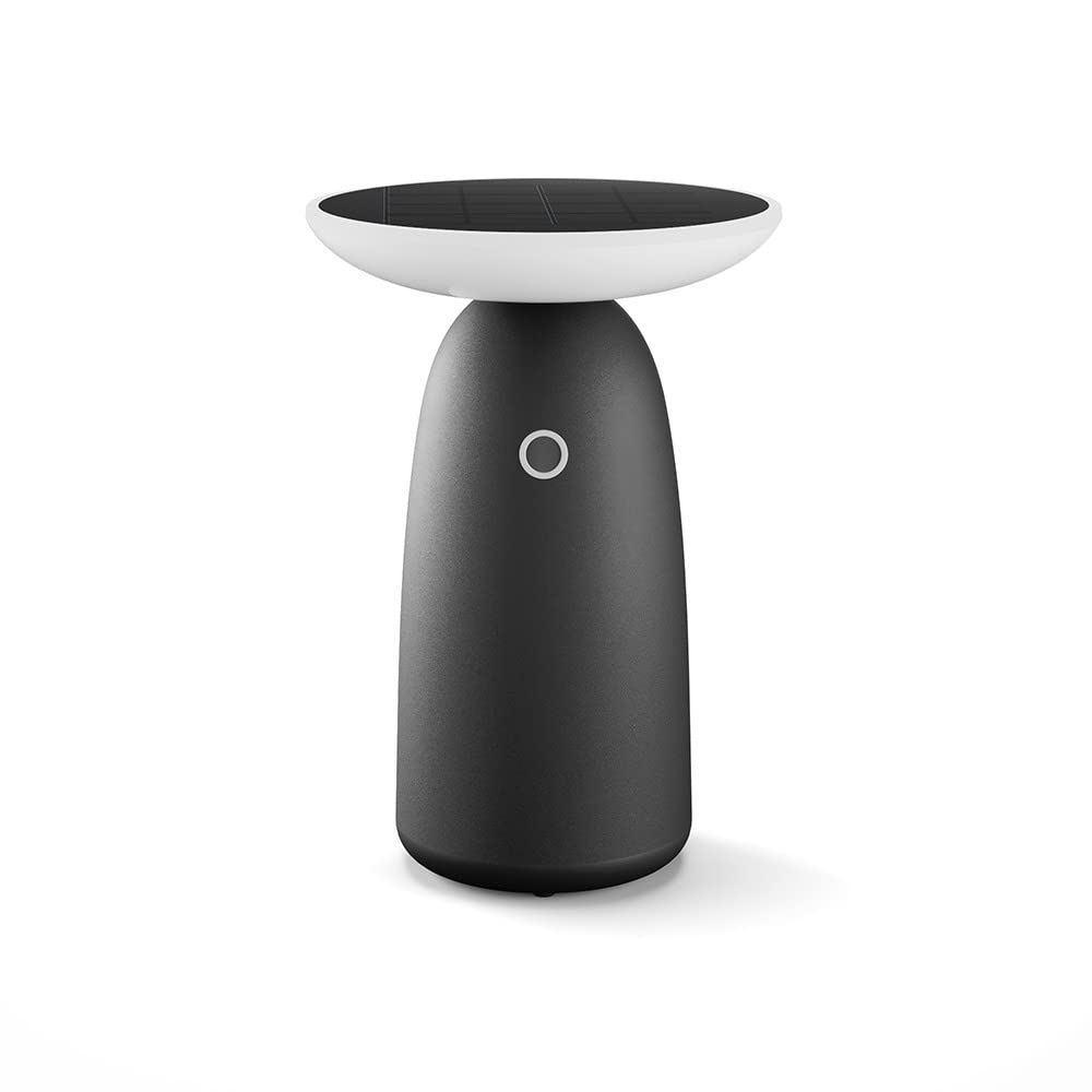 SolarCentre® Lancaster USB Outdoor Solar Powered Camping Table Travel Lamp (Black)