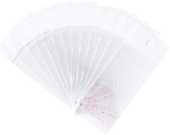 Amazon Beadthoven 0枚 長方形 透明 Opp袋 クリスタルパック ヘッダー付 自己接着 シール パッケージ 包装袋 セロファン 袋 小分けラッピング お菓子 クッキー チョコレート ビニール袋 プレゼント 包装 ハンドメイド資材 収納 10x4cm ギフトバッグ 袋 文房具