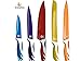 Staineless Steel Kitchen Knife Set – 5 Knives – Chef, Bread, Carving, Utility, and Paring – Cutlery Sets - Multicolor