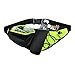 Top Fit Running Hydration Belt, Holds all IPhones + Accessories, Completely Comfortable Hydration Belt for Trail Running or Hiking. (BOTTLES NOT INCLUDED)! From SNHNY (Green)