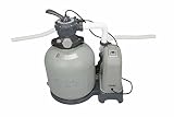 Intex Krystal Clear 2150 GPH Sand Filter Pump & Saltwater System with E.C.O. (Electrocatalytic Oxidation) for Above Ground Pools, 110-120V with GFCI