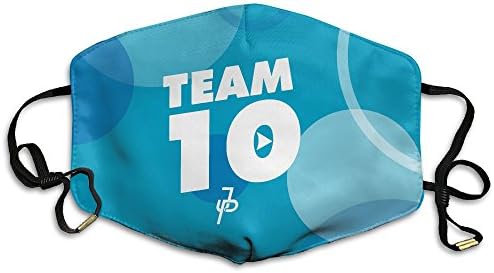Jake Paul X Team 10 Reusable Anti Dust Face Mouth Cover Mask,Warm Windproof Mask