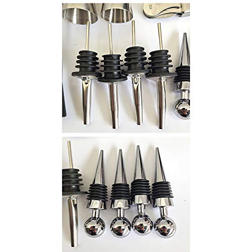 JJZXD Kit 30-teiliges Cocktail Shaker Set Whirl Runde Halterung Home DIY Anzug for Mixed Getränke Bar Werkzeuge… – Bild 6