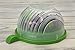 O'Salata Original Salad Cutter Bowl - Best Salad Maker, Vegetable Chopper, ABS Plastic, Green, Compact, Everyday Use