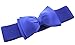 SportsWell Women's Fashionable Bowknot Wide Belt Girls Lady Stretch Cinch Dress Waistband Blue