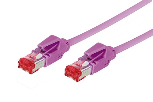 Tecline 71810 M Ethernet Patch Cable Category 6A S/FTP PiMF EIA/TIA Class EA, 10 M Heather
