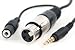 CableJive ProJive XLR Microphone Interface Adapter for Smartphones, Tablets; Connect Mic to iPhone 6S, Plus, 6, SE, 5C, iPad, Android, Samsung Galaxy, Pixel and More; Broadcast or Record; PROJIVE-XLR