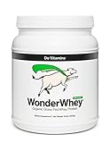 WonderWhey - Organic Grass Fed Whey Protein Powder - Organic Whey Protein - UNFLAVORED Clean Protein - Pure Undenatured Whey Protein Concentrate (10.6oz)