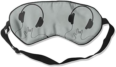 100% Natural Silk Sleep Mask & Blindfold Super-Smooth Eye Mask, Hypoallergenic, Anti-Aging, Anti-Eye Wrinkles, Light-Blocking, Headphone