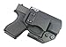 Fierce Defender IWB Kydex Holster Compatible with Glock 43/43X -Paladin Series- Made in USA- (Black)