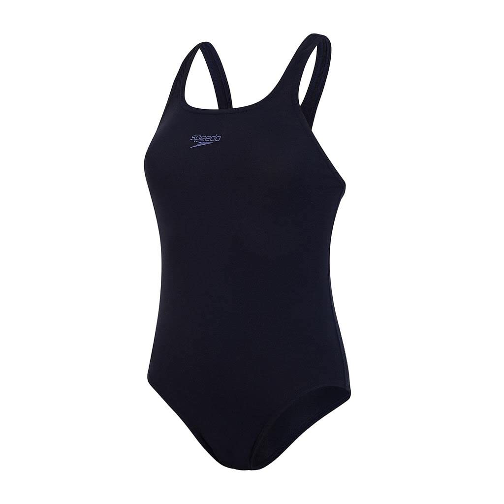 Speedo Women's Essential Endurance+ Medalist One Piece Swimsuit New Season, True Navy, 28 (UK 6)