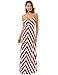 PattyBoutik Women’s Striped Spaghetti Strap Maxi Dress