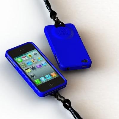 Snow Lizard Tek Boot - Smooth Blue - Iphone 4/4s Lanyard Case Cover
