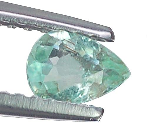Ploythai 0.32CT Awesome AA PEAR Copper Bearing PARAIBA Tourmaline Natural