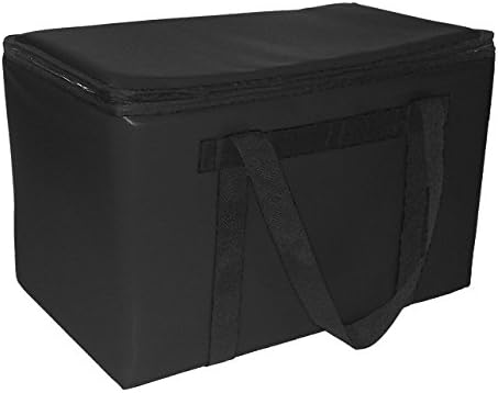 TCB Insulated Bags GYCC-Black Insulated Giant Yacht Cooler Club Bag, 13" x 22" x 14", Black