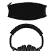 Geekria Flex Fabric Headband Cover Compatible with Bose QuietComfort 2, QC15 Headphones, Sweat Cover, Replacement Repair Part, Easy DIY Installation (Black)