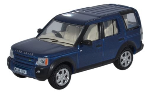 Oxford Diecast 76LRD006 Land Rover Discovery 3 Cairns Blue Metallic by Oxford Diecast