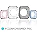 i-Blason Case Compatible with Apple Watch 40mm Series 5 2019 / Series 4 2018, [Halo] TPU Cases [4 Color Combination Pack] [Compatible with Apple Watch Series 4 / Series 5] (40 mm)
