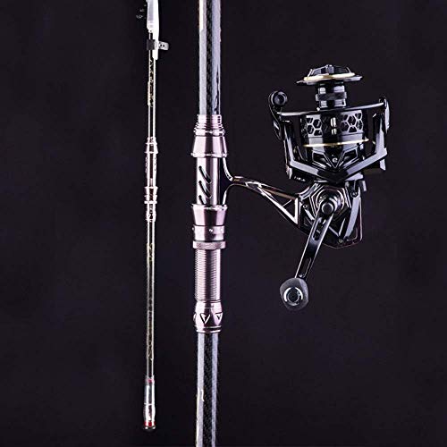 Ensemble De Canne à Pêche Télescopique Kit De Pêche Avec Canne à Pêche Avec Moulinet à Canne à Pêche Combos Ligne…