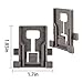 W10350376 & W10195840 & W10195839 Dishwasher Top Rack Adjuster Dishwasher Positioner for Whirlpool Kenmore （Pack of 2）