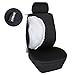 Elantrip 2 PC Waterproof Neoprene Front Seat Covers Universal Fit Car Seat Protector Airbag Compatible for Auto SUV Truck Van Black
