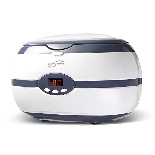 Housmile Ultrasonic Jewelry Cleaner, Glasses Cleaner, Denture Cleaner with Digital Timer and Degas Anti-Oxidation Function for Watch, Glasses, Jewelry