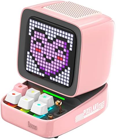 DIVOOM ACDIVDITPNK Divoom Ditoo Pixel Art Portable Bluetooth