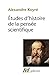 Etudes d'histoire de la pensée scientifique by 