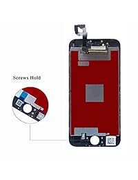 Para iphone 6s 4.7 inch Retina LCD reemplazo de vidrio digitalizador de visualización táctil montaje completo con herramientas de reparación, Negro