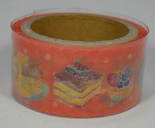 RoundTop Designer's Washi Masking Tape 20mm x 5m, Shaped Cut, Sweets (RT-MKM-012)