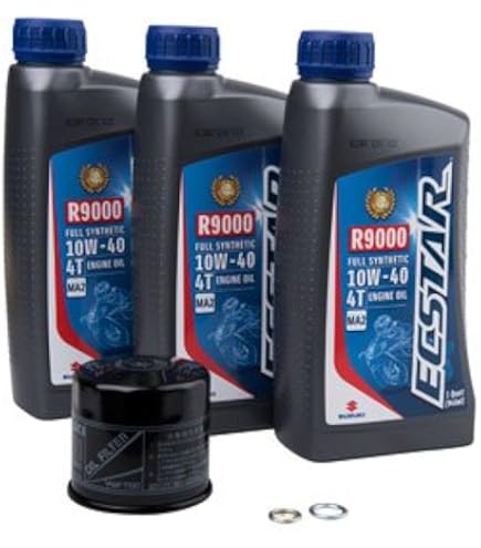 Amazon.com: Suzuki ECSTAR R9000 10W-40 Full Synthetic Oil Change