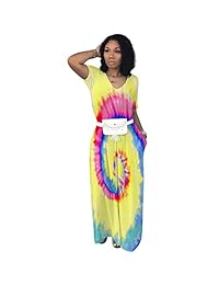 Vestido largo para mujer, estilo casual, sexy, estampado de verano, suelto, largo Maxi, talla grande, tallas S, XXL