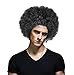 Spooktacular Adult 70's Disco Costume Accessory Afro Wig, Black