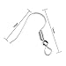Outus Earring Hooks Ear Wires Fish Hook with Storage Case, 6 Colors, 120 Pieces