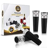 Wine Ziz Wine Pump Vacuum Stoppers With Built-in Vacuum Wine Saver Pump (Set Of 4) | Leak-free Wine Bottle Sealer | Wine Preserver Vacuum Pump | Reusable Air Remover Corks | Food-safe Silicone Caps