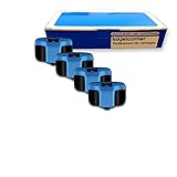 Inkjetcorner 4 Pack Cyan Remanufactured Ink Cartridge for HP No. 02C C8771WN HP Photosmart 3110 3210 3210v 3210xi 3310 3310xi C5180 C6180 C6280 C7180 C7280 C8180 D7260 D7160 D7360 D7460 8250