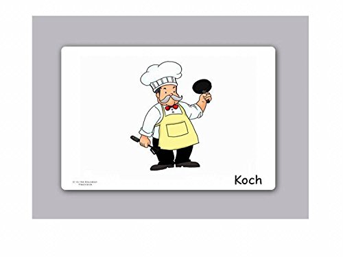 Occupations and Jobs Flashcards in German - Bildkarten - Berufe