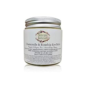 Skincare-Botanics-Organic-Natural-Rosehip-Chamomile-Eye-Balm-Pure-Plant-Botanicals-Essential-Skin-Oils-Large-60-g-Glass-Jar-Made-in-England Skincare Botanics Organic & Natural Rosehip & Chamomile Eye Balm | Pure Plant Botanicals & Essential Skin Oils | Large…