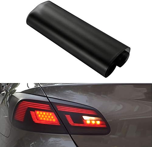 Karlor 5ft x 1ft Matt Car Taillight Tint Vinyl Film Sticker Sheet Roll Fog Light Rear Lamp Matt 50% Dark Smoke Vinyl Wrap Film 60"x12"