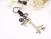 Branew Creative Gifts of Men and Women Keychain Cute Giraffe Retro Alloy Weave Leather Key Chain
