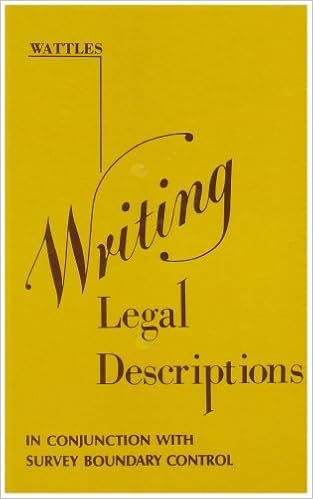 Writing Legal Descrip.In Conjuction...